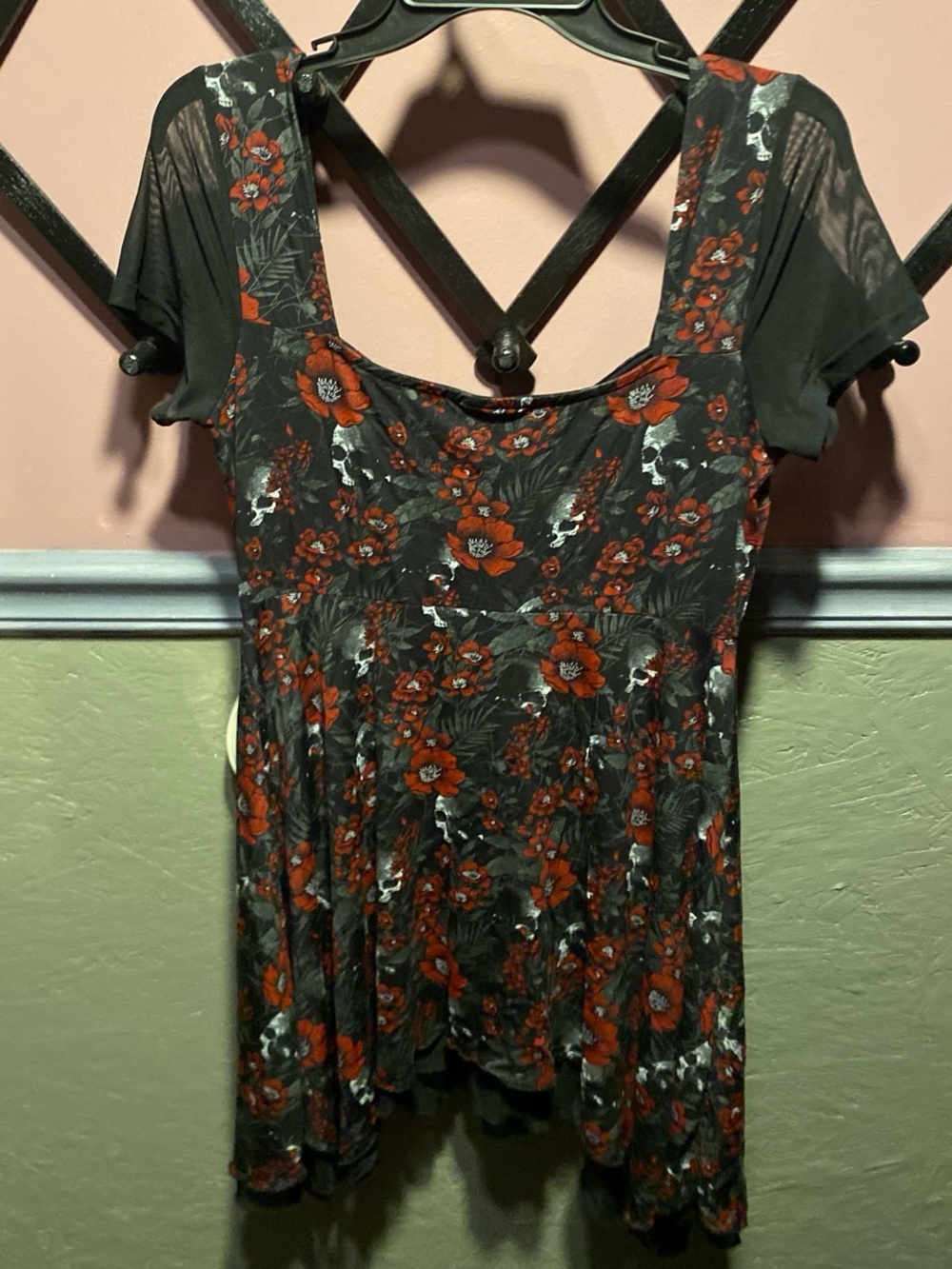 Killstar Crimson Decay Mini Dress - Picture 6 of 7